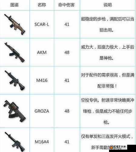 绝地求生刺激战场，深入解析武器配件作用及其效果